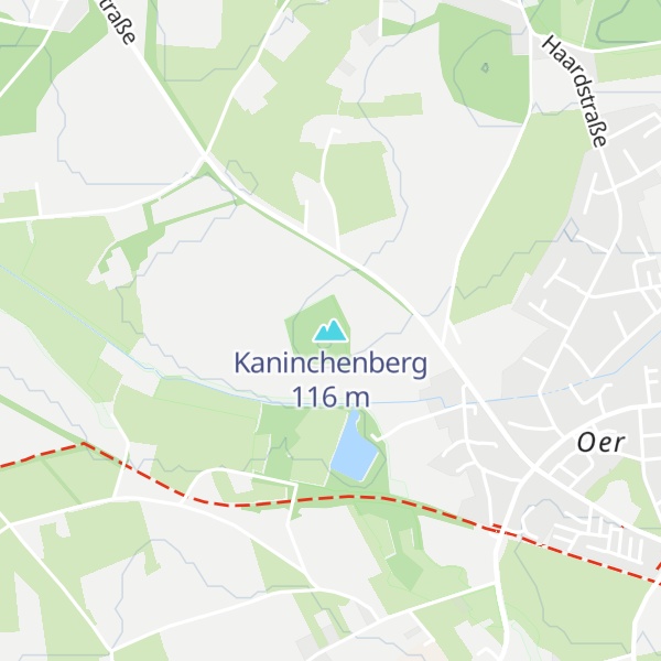 Map of Kaninchenberg