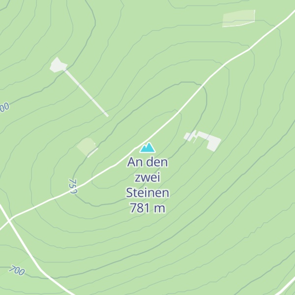 Map of An den zwei Steinen