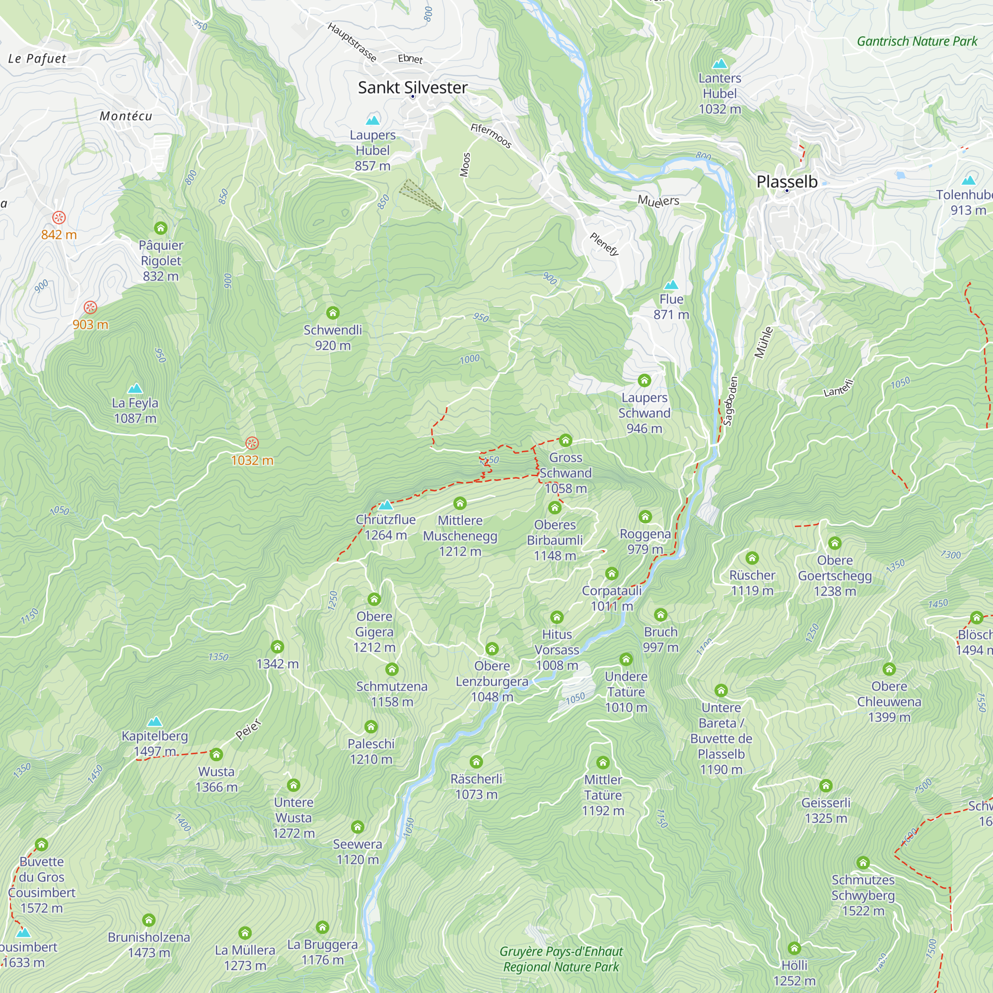 Vordere Muschenegg map