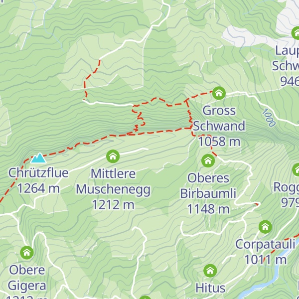 Map of Vordere Muschenegg