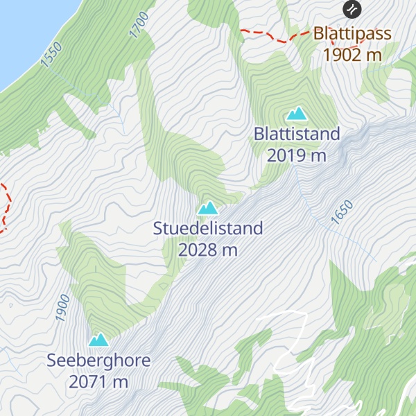 Map of Stuedelistand