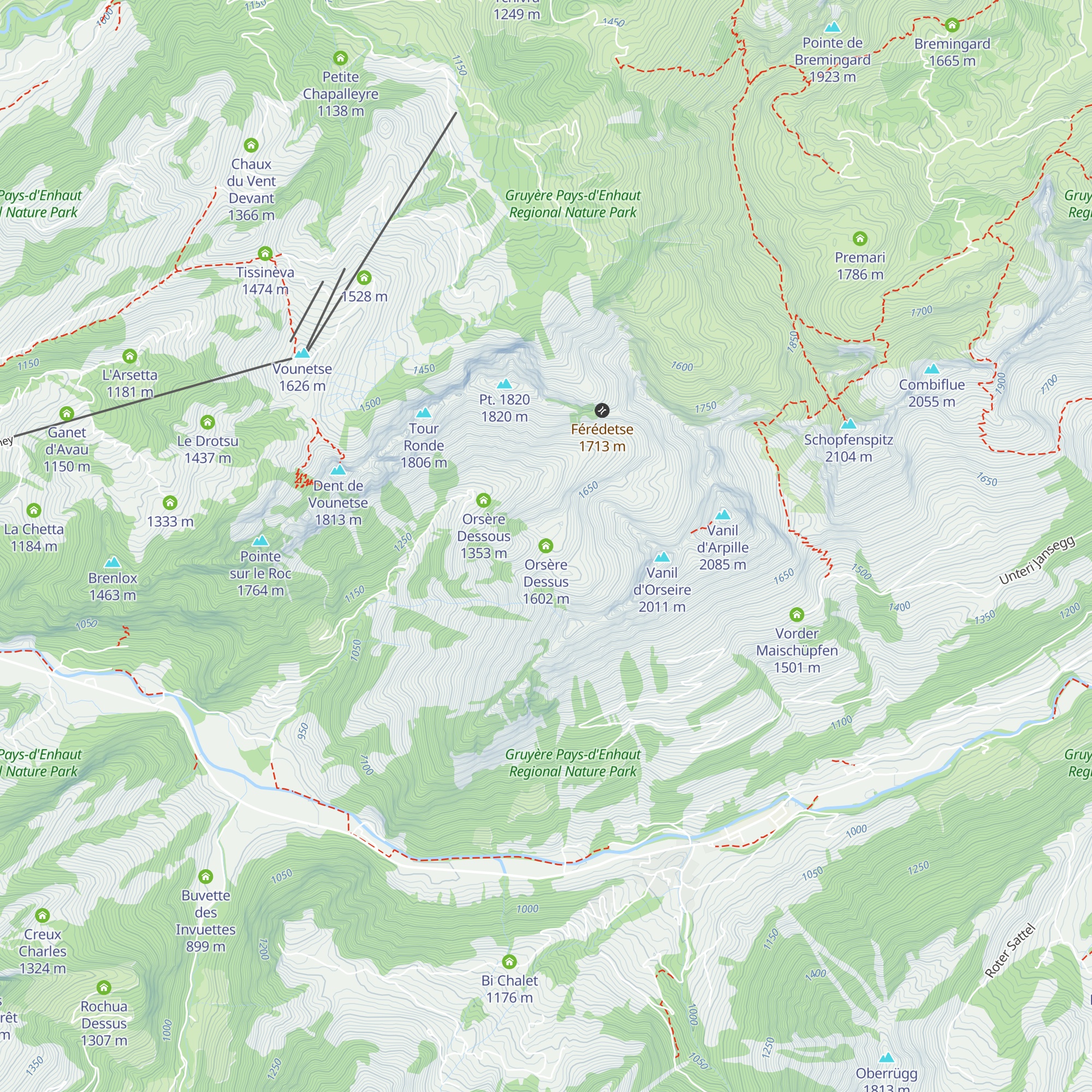 Orsère Dessus map