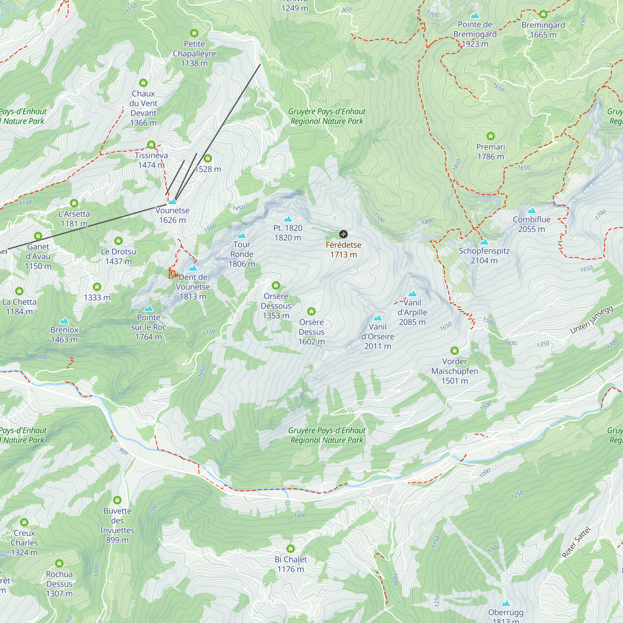 Orsère Dessus map