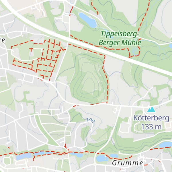 Map of Tippelsberg