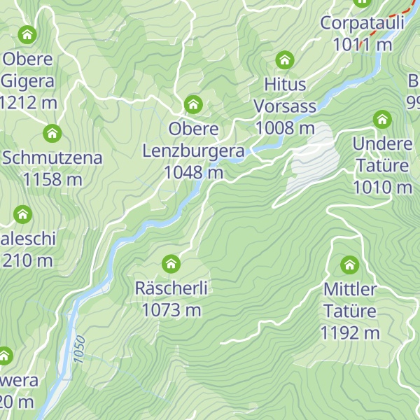 Map of Undere Räschera