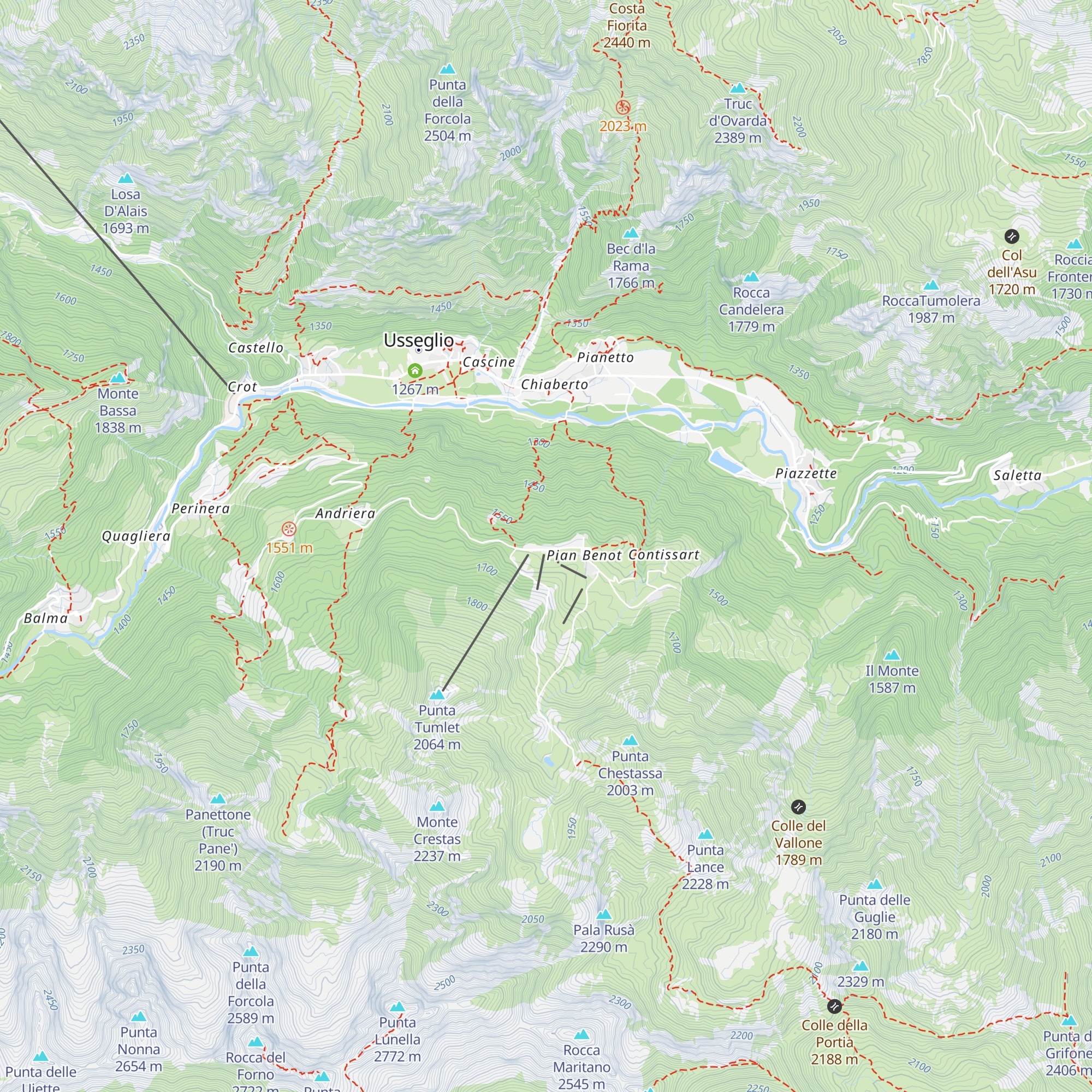 Nei e Solei map