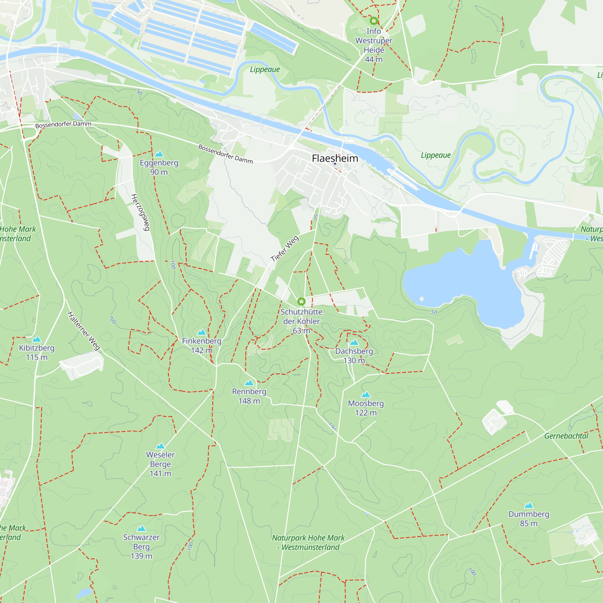 Schutzhütte der Köhler map