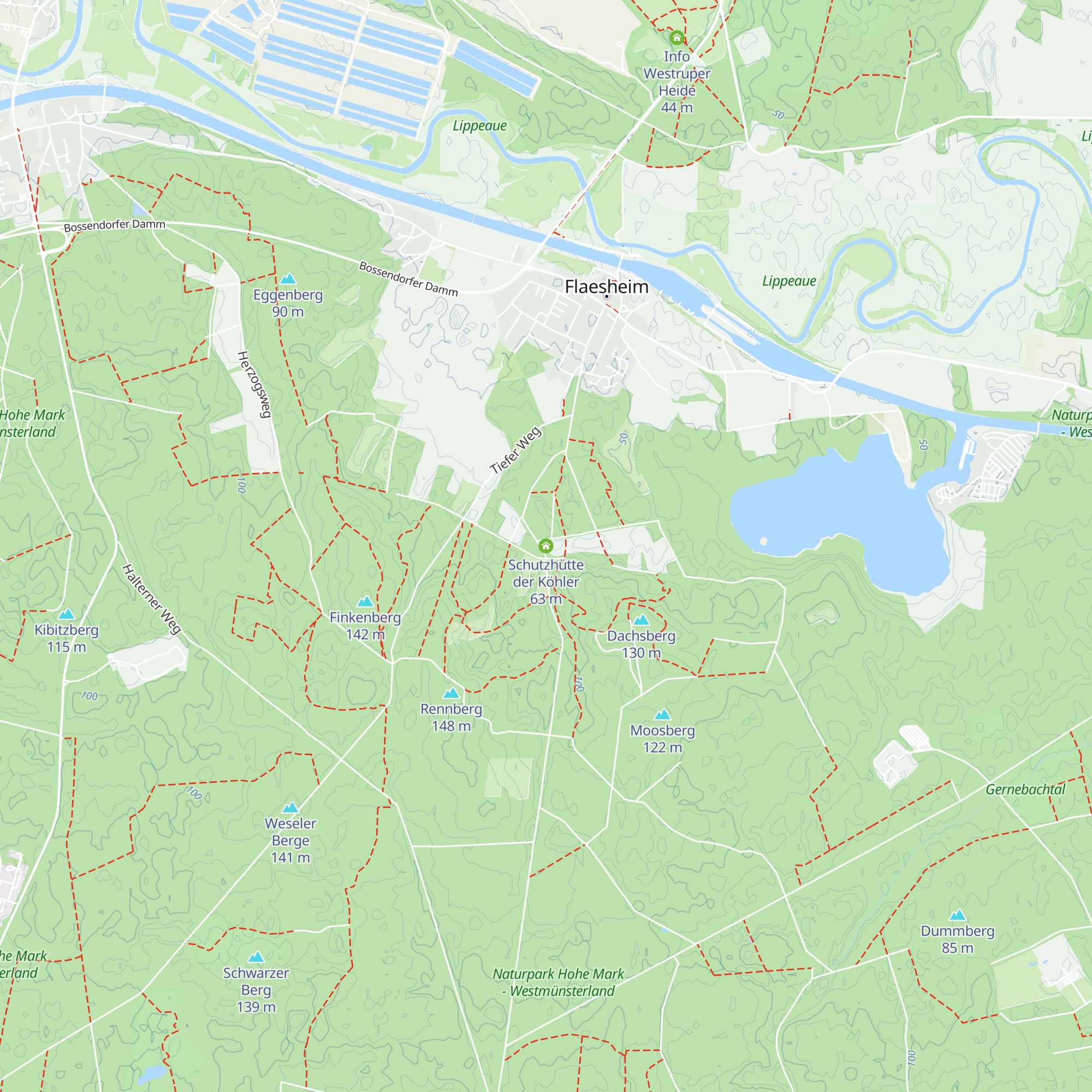 Schutzhütte der Köhler map