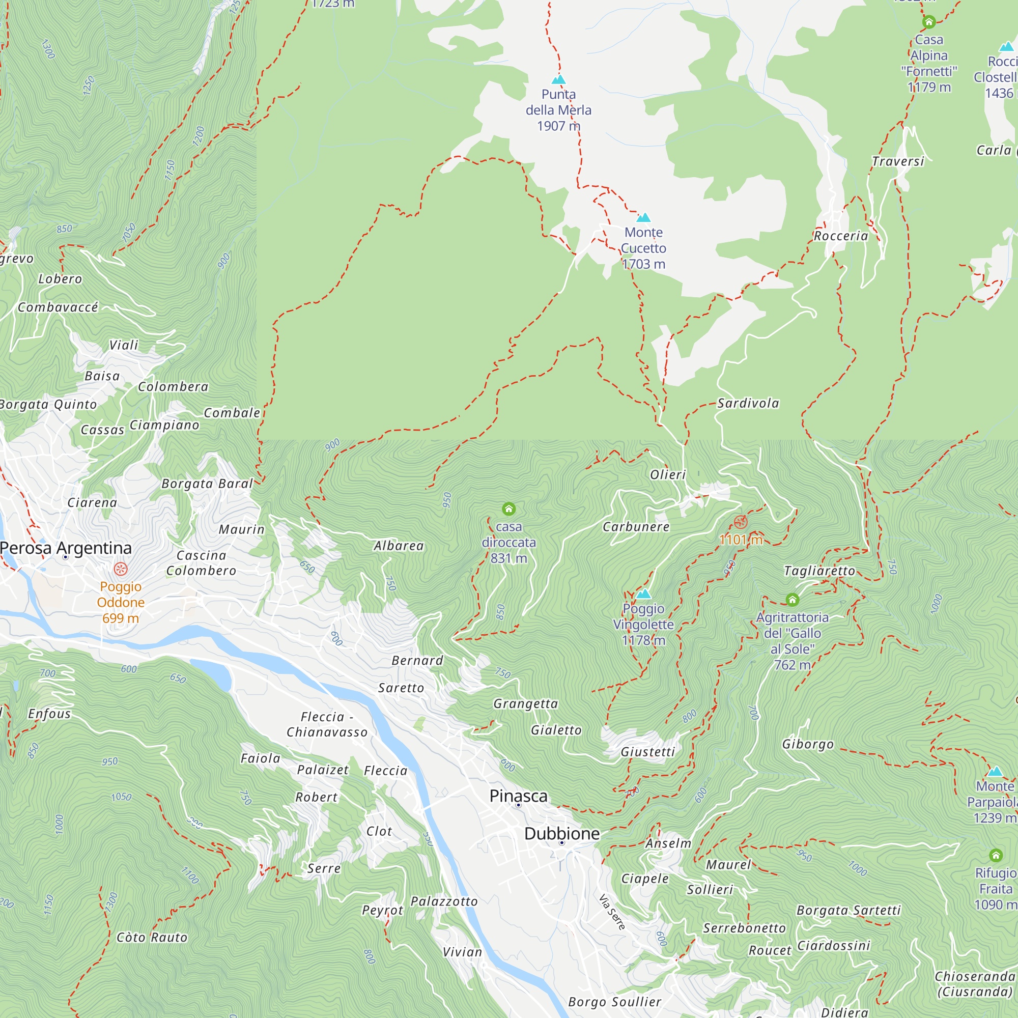 casa diroccata map