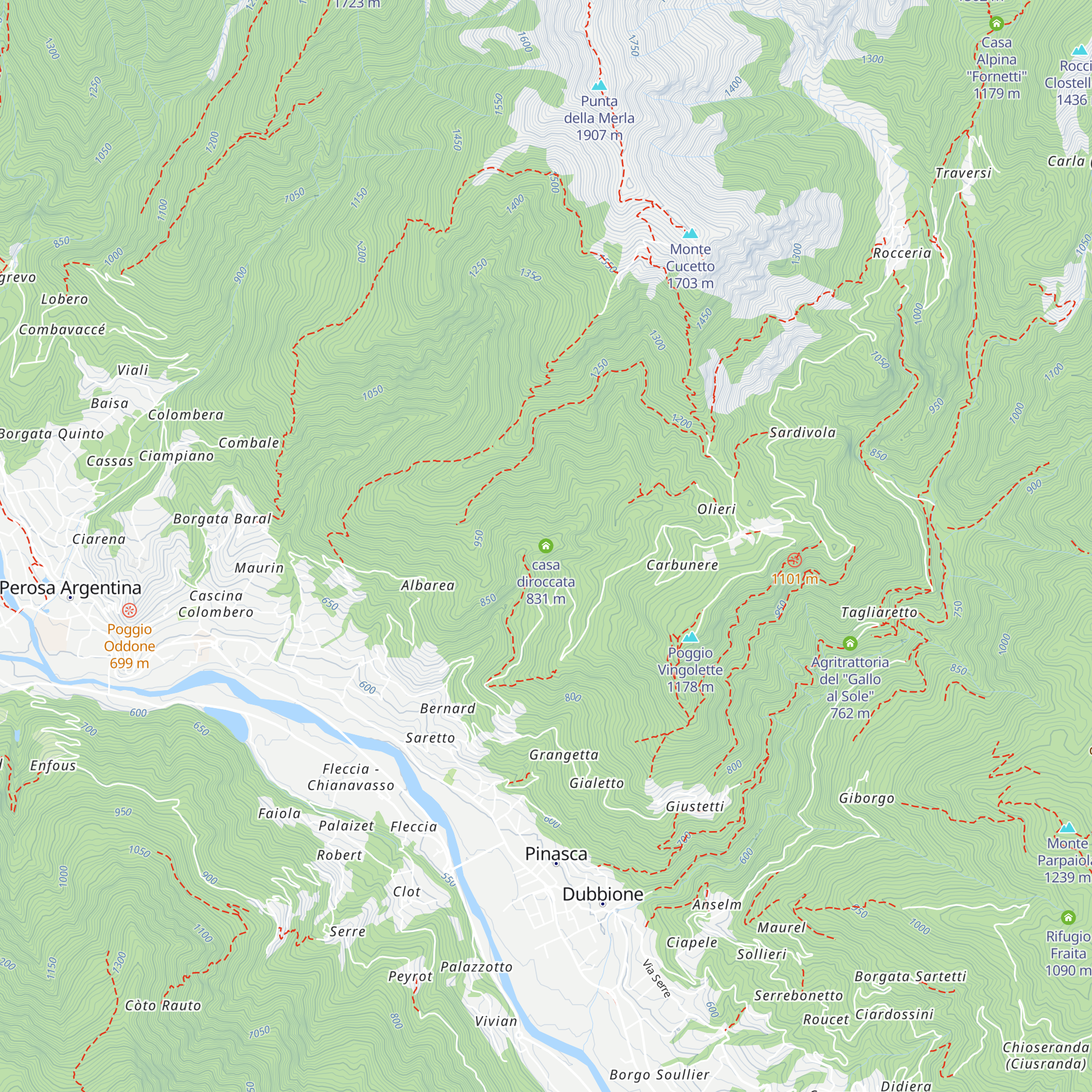 casa diroccata map