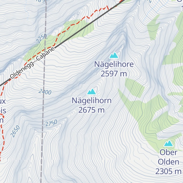 Map of Nägelihorn