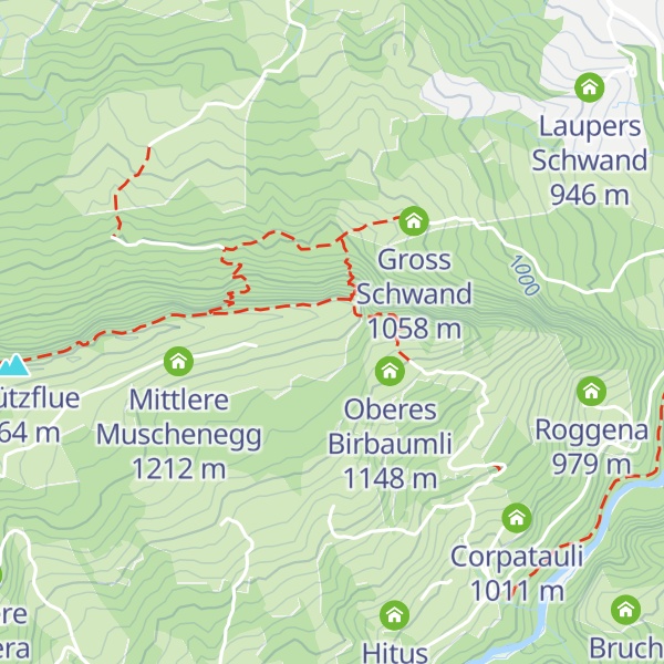 Map of Vordere Muschenegg