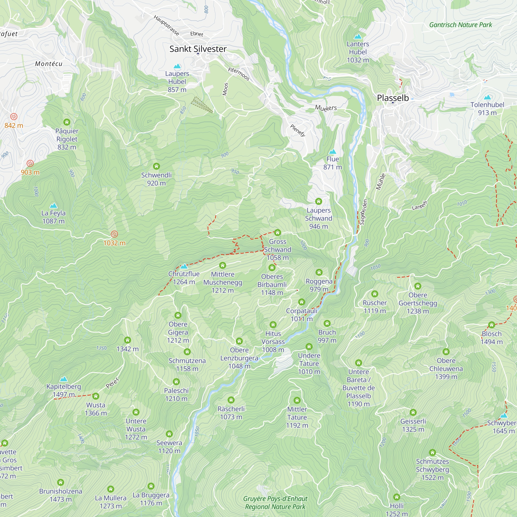 Vordere Muschenegg map