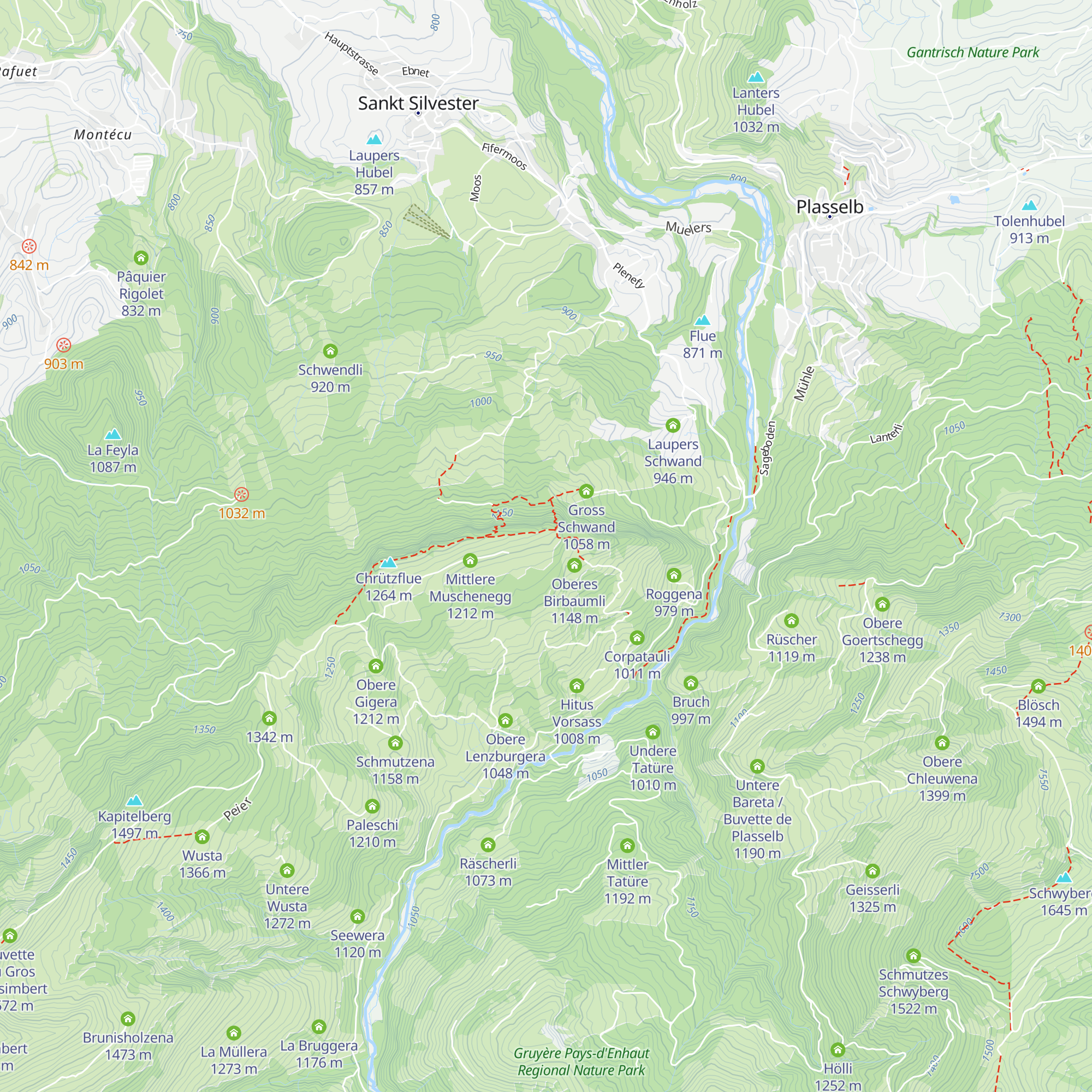Vordere Muschenegg map