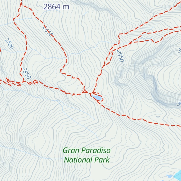 Map of Casotto P.N.G.P.