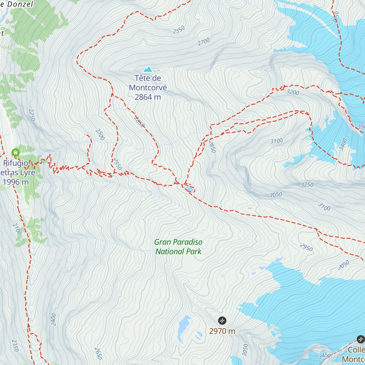 Rifugio Vittorio Emanuele II Nuovo map