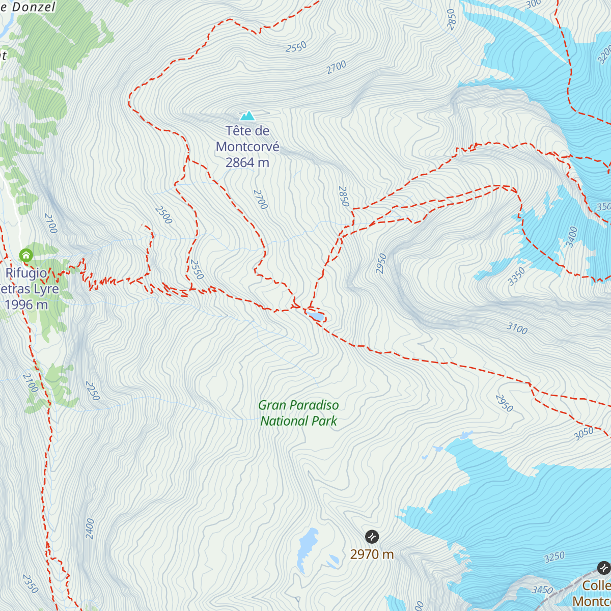 Rifugio Vittorio Emanuele II Nuovo map