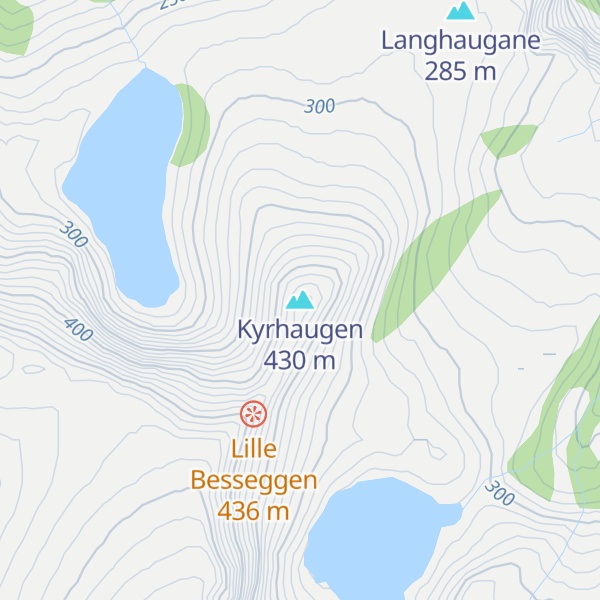 Map of Kyrhaugen