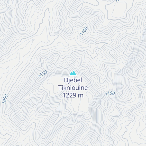 Map of Djebel Tikniouine