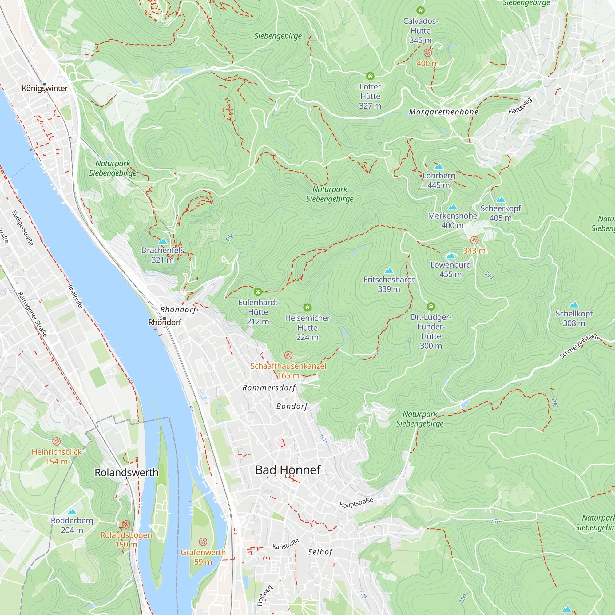 Heisemicher Hütte map