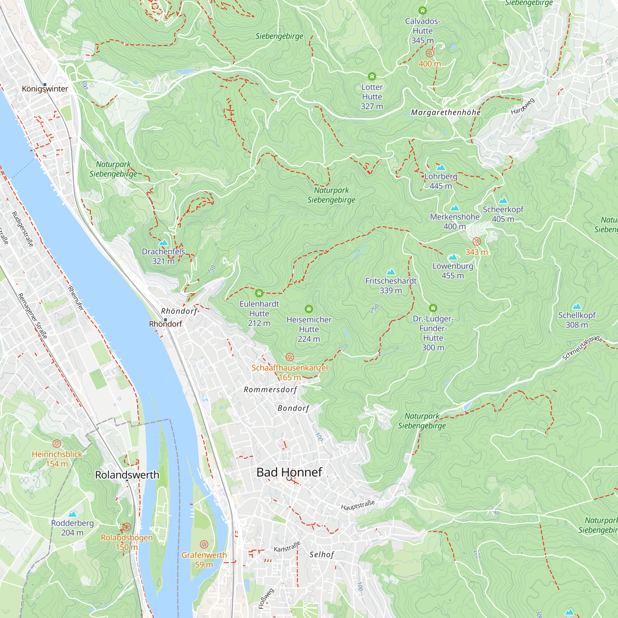 Heisemicher Hütte map