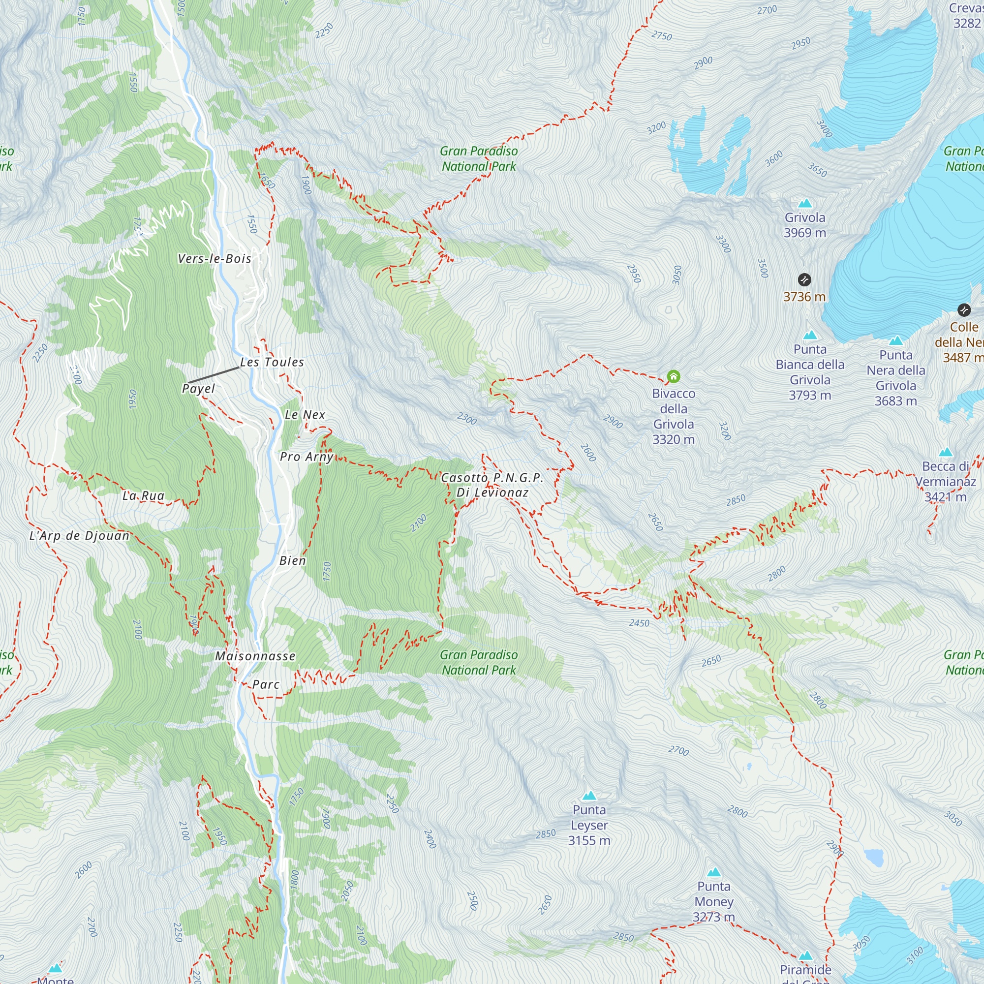 Rifugio Privato Rosenkrantz Giorgio - P.N.G.P. map