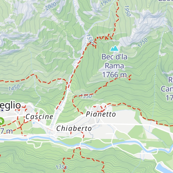Map of Cà 'd Giouvanina