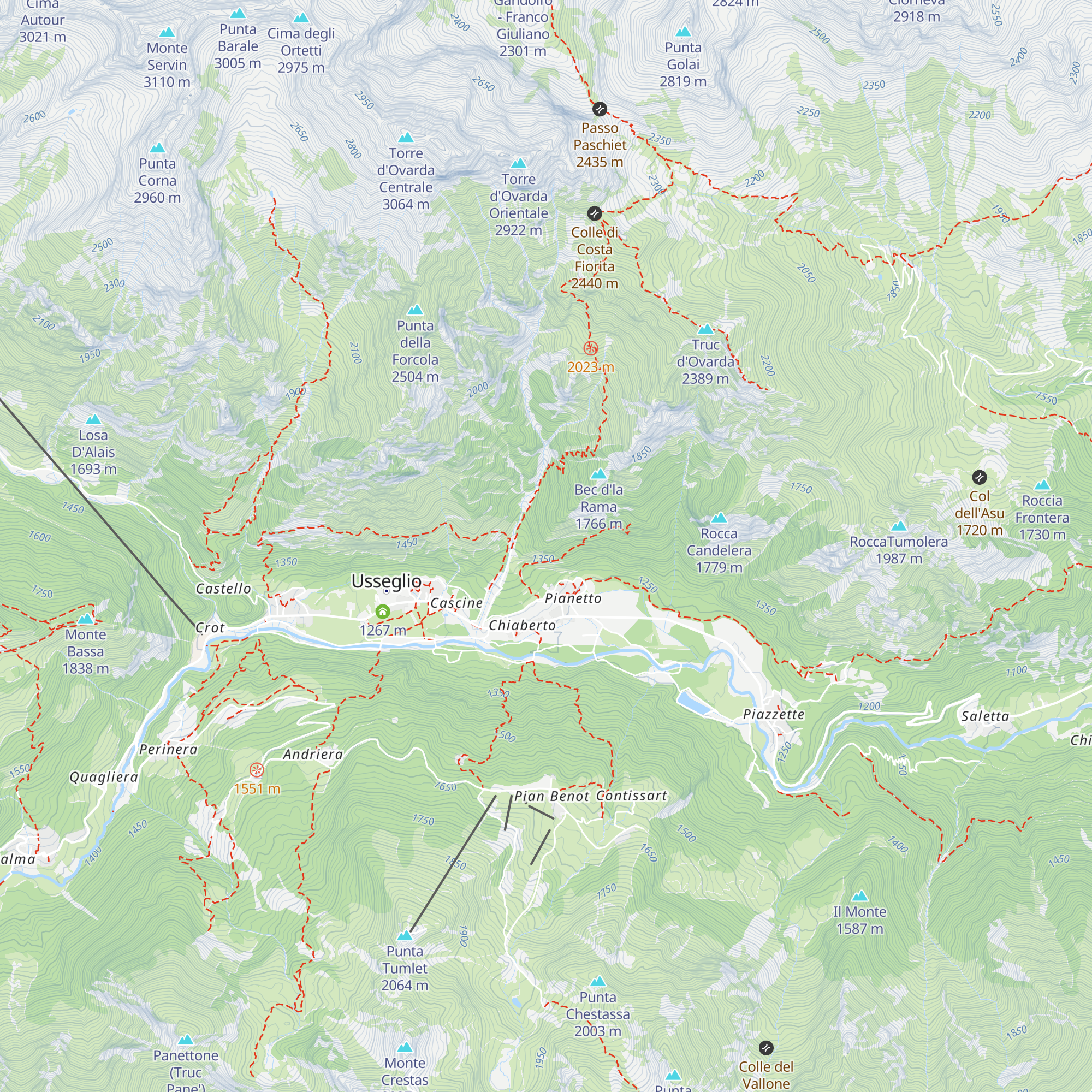 Cà 'd Giouvanina map