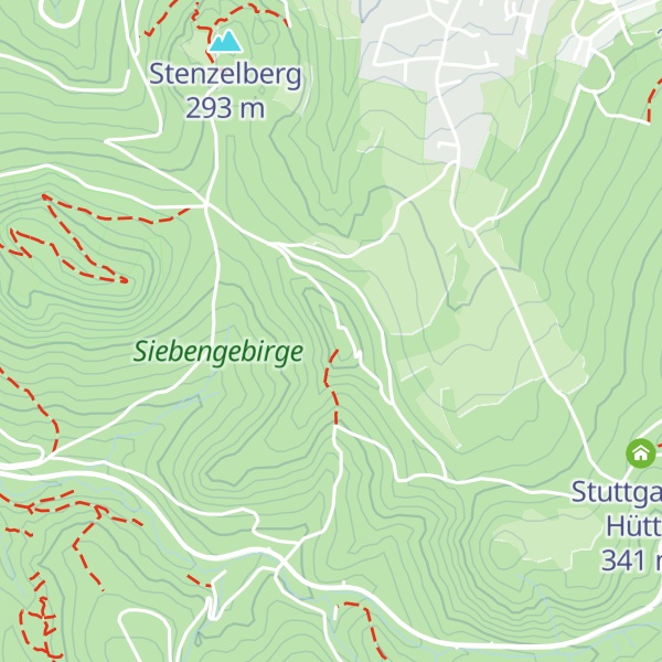 Map of Rosenau-Hütte