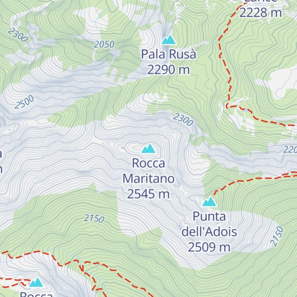 Map of Rocca Maritano