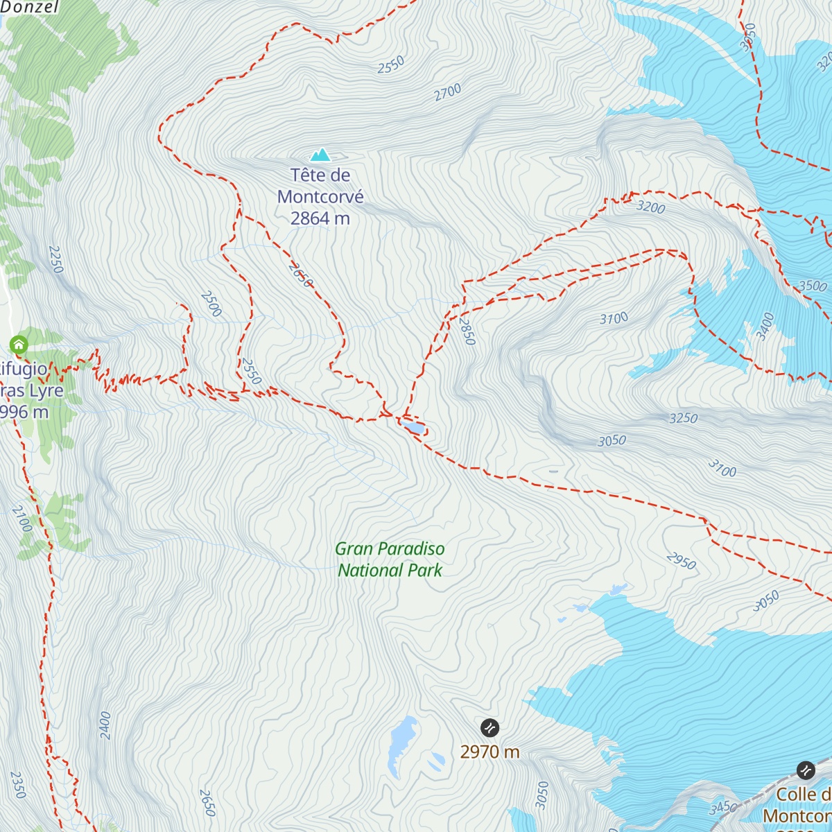 Rifugio Vittorio Emanuele II Vecchio map