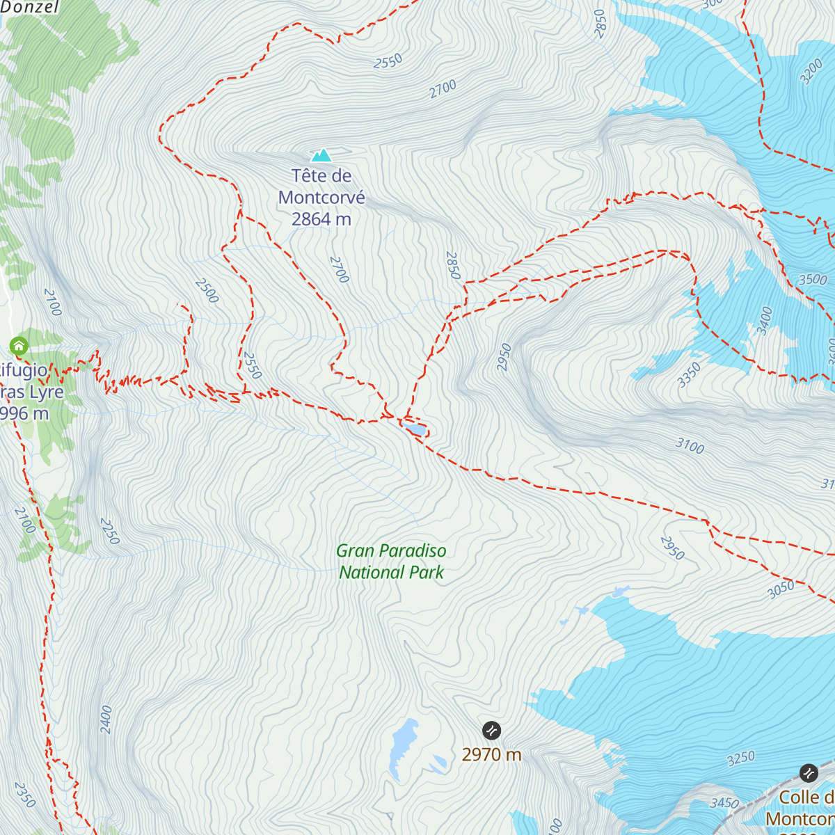 Rifugio Vittorio Emanuele II Vecchio map