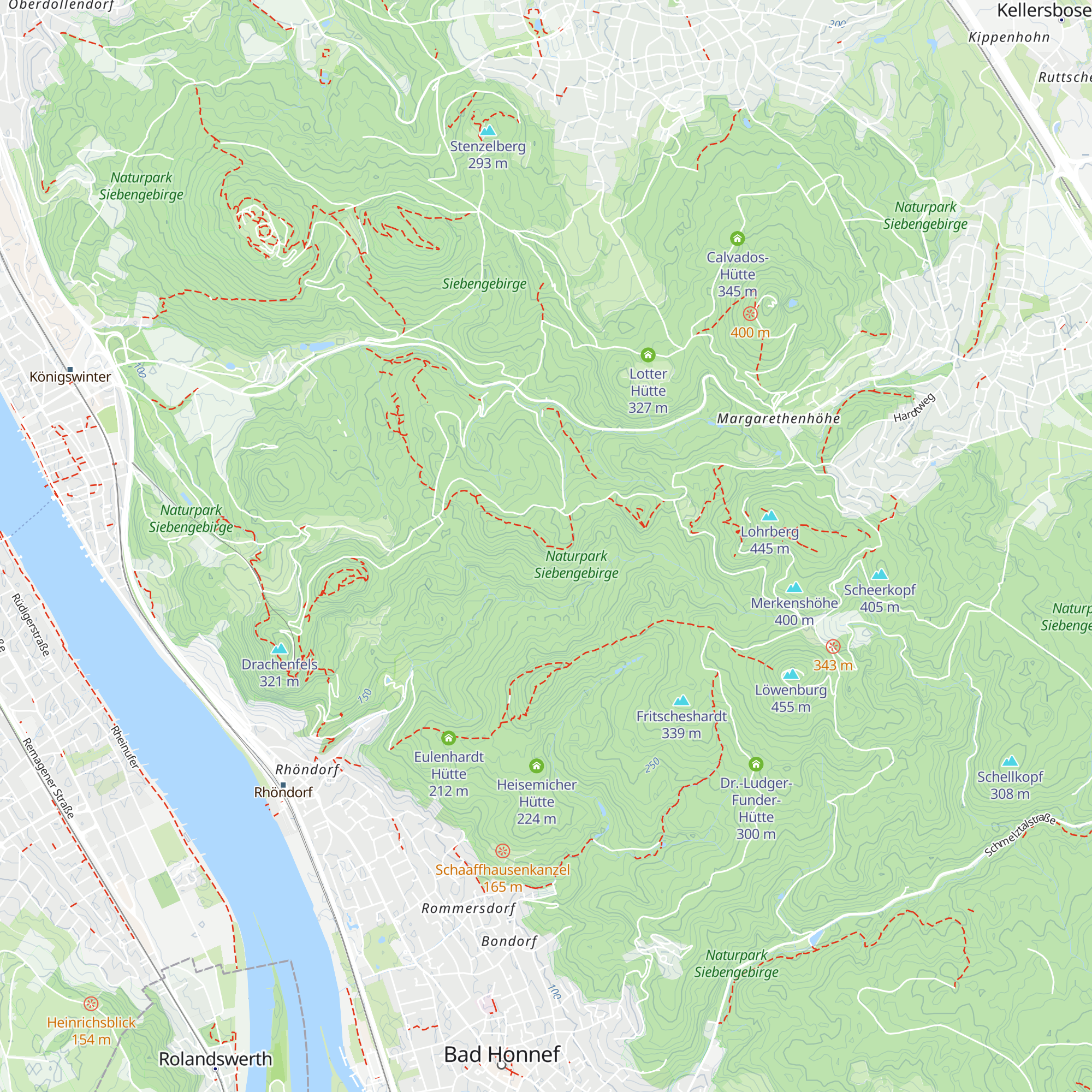 Walter Guilleaume Hütte map