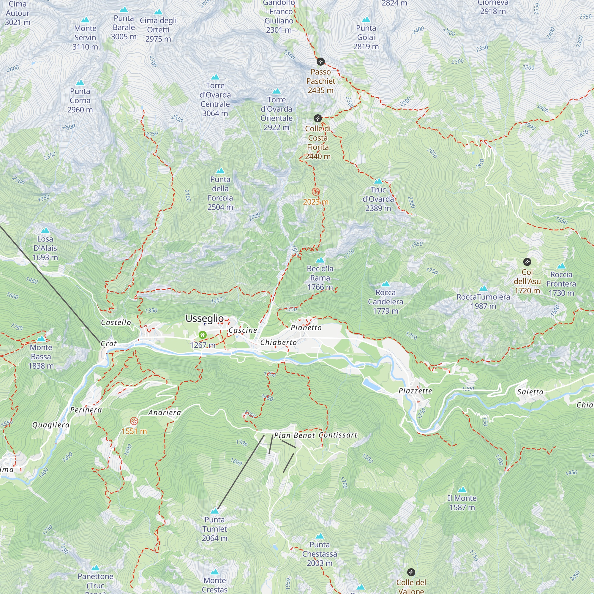 Baita 1899 GB map