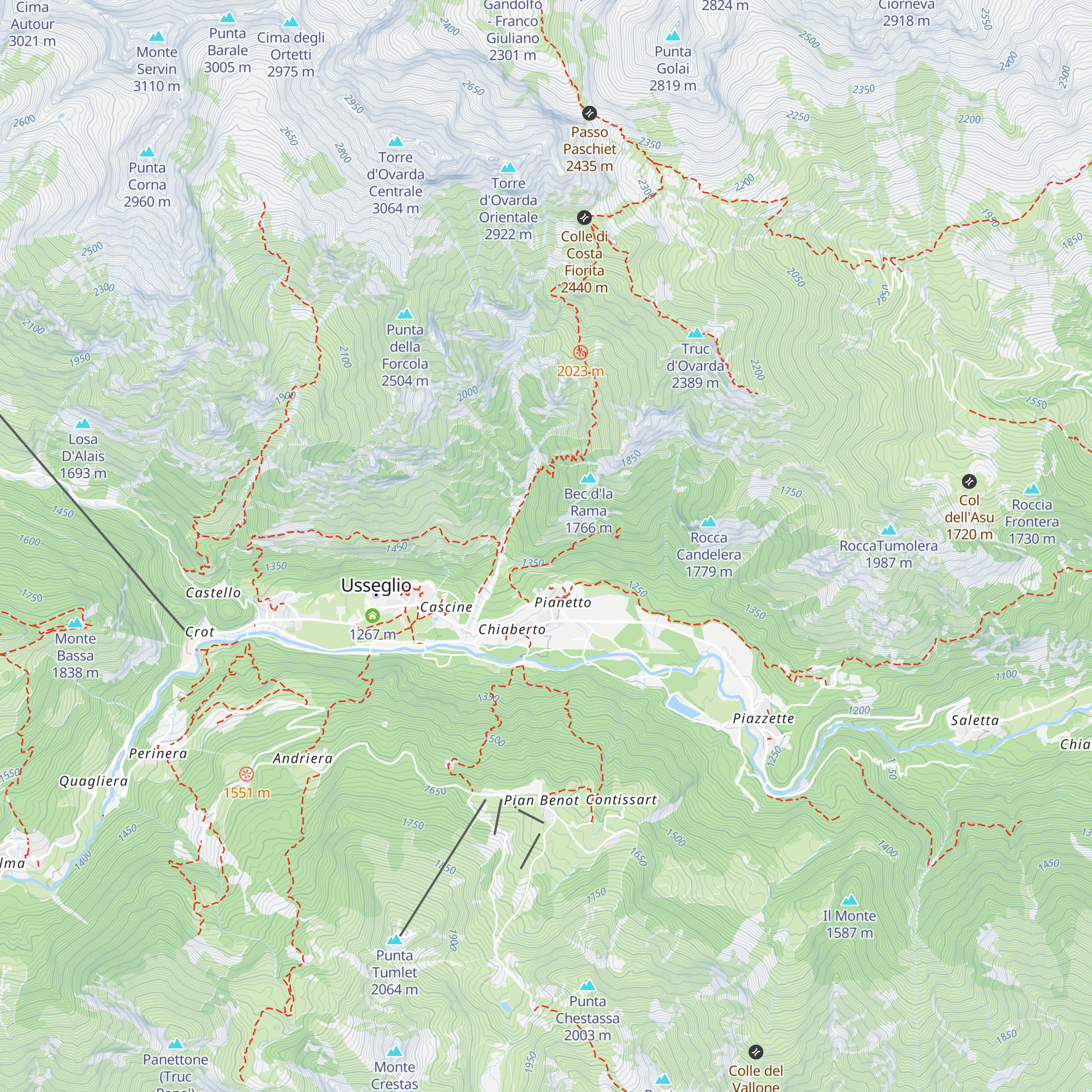 Baita 1899 GB map