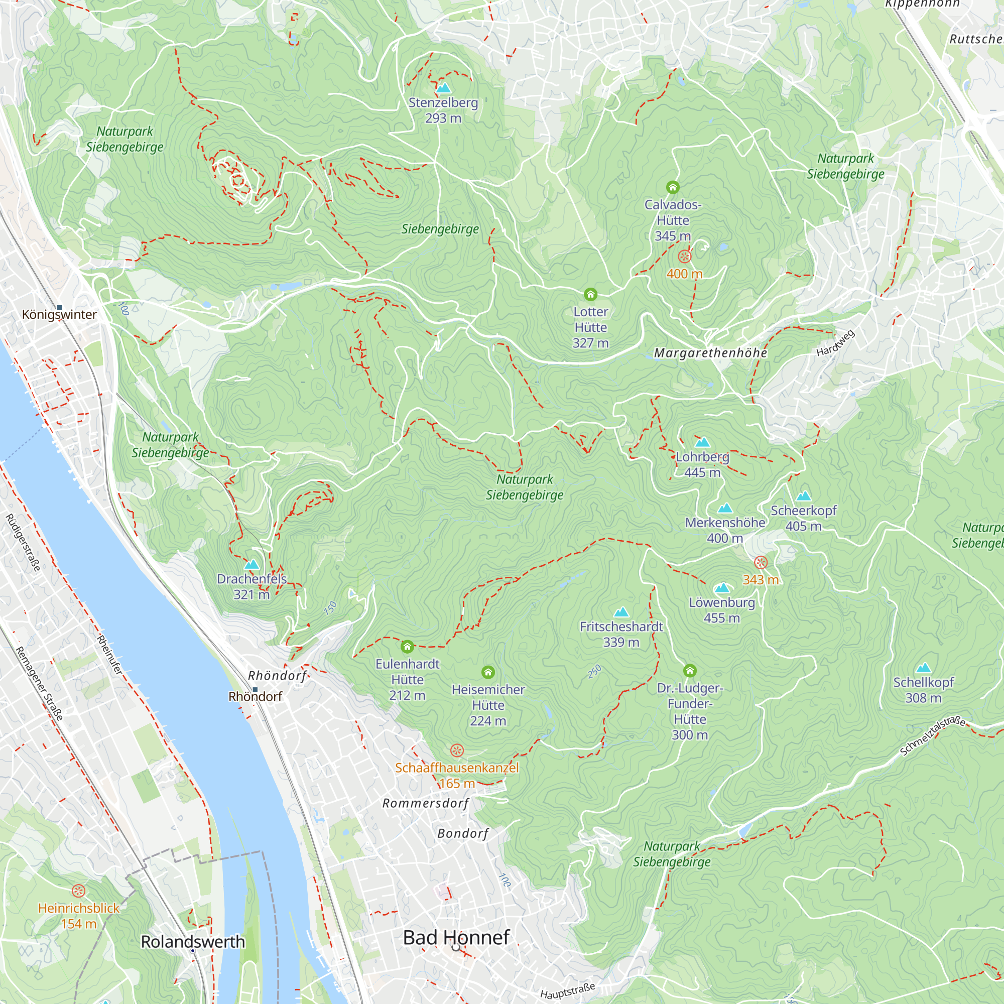 Kuckuckstein-Hütte map
