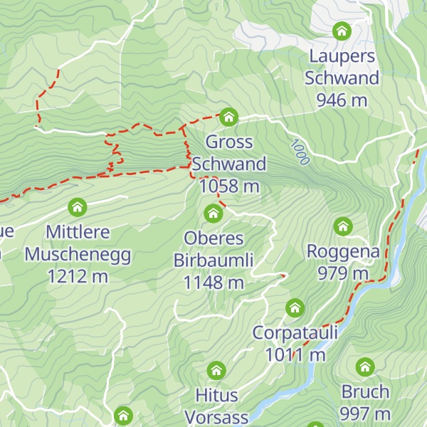 Map of Oberes Birbaumli
