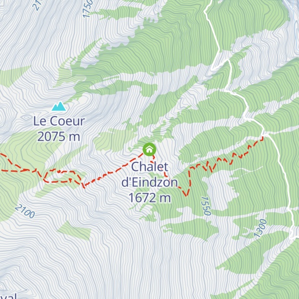 Map of Chalet d'Eindzon