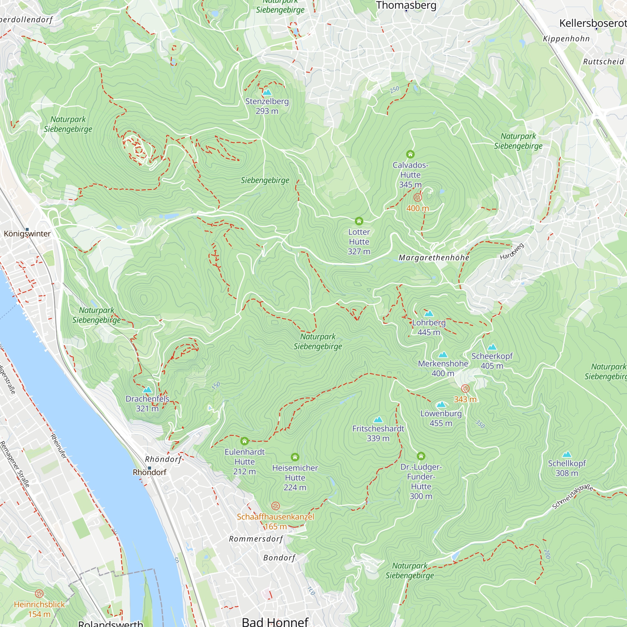 Lietschen-Hütte map