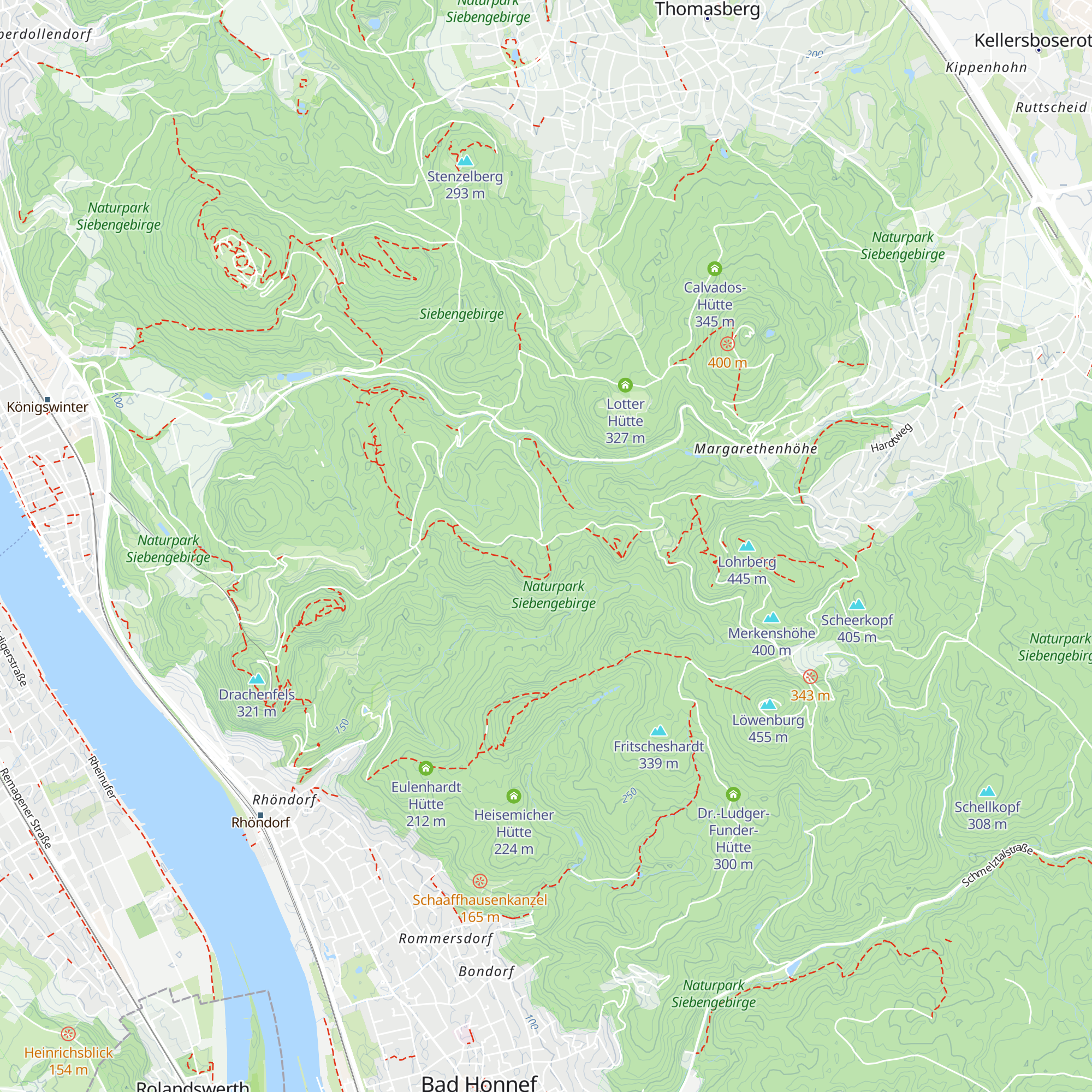 Lietschen-Hütte map