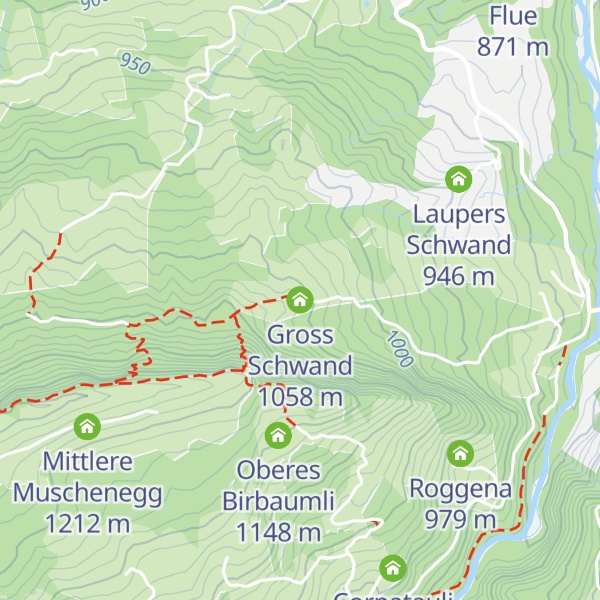 Map of Gross Schwand