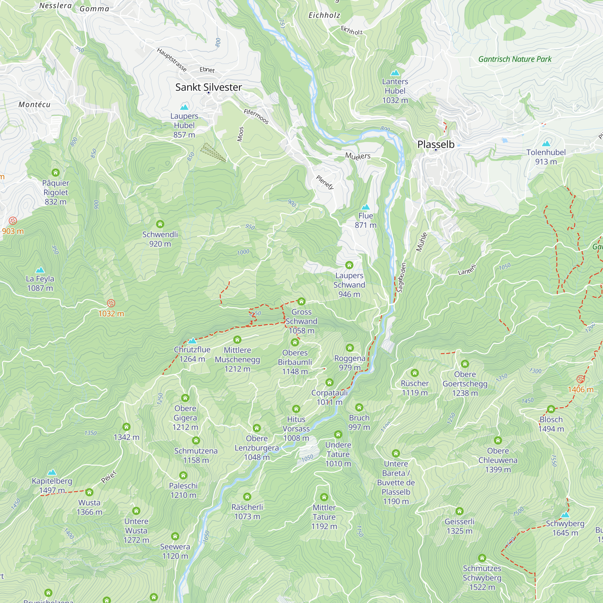 Gross Schwand map