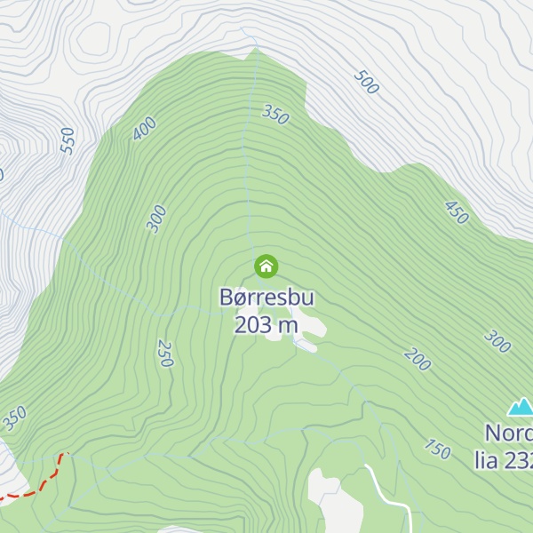 Map of Børresbu