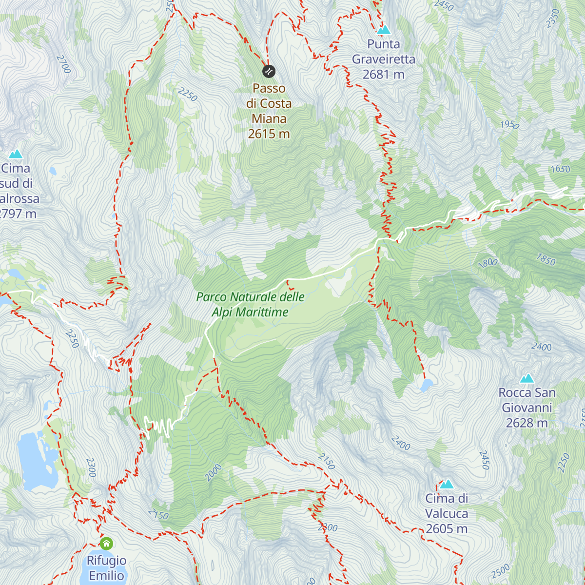 Rifugio Valasco map