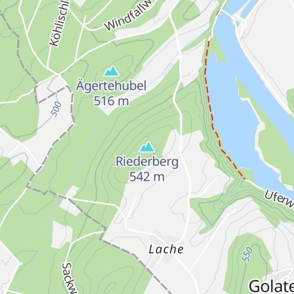 Map of Riederberg