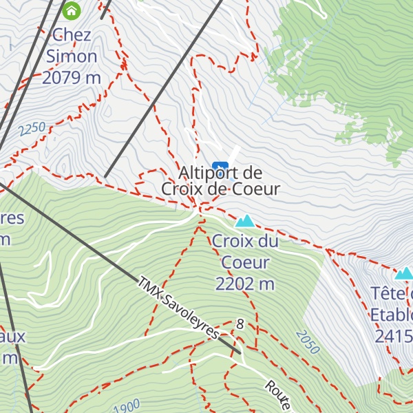 Map of Croix de Coeur