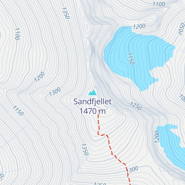 Map of Sandfjellet