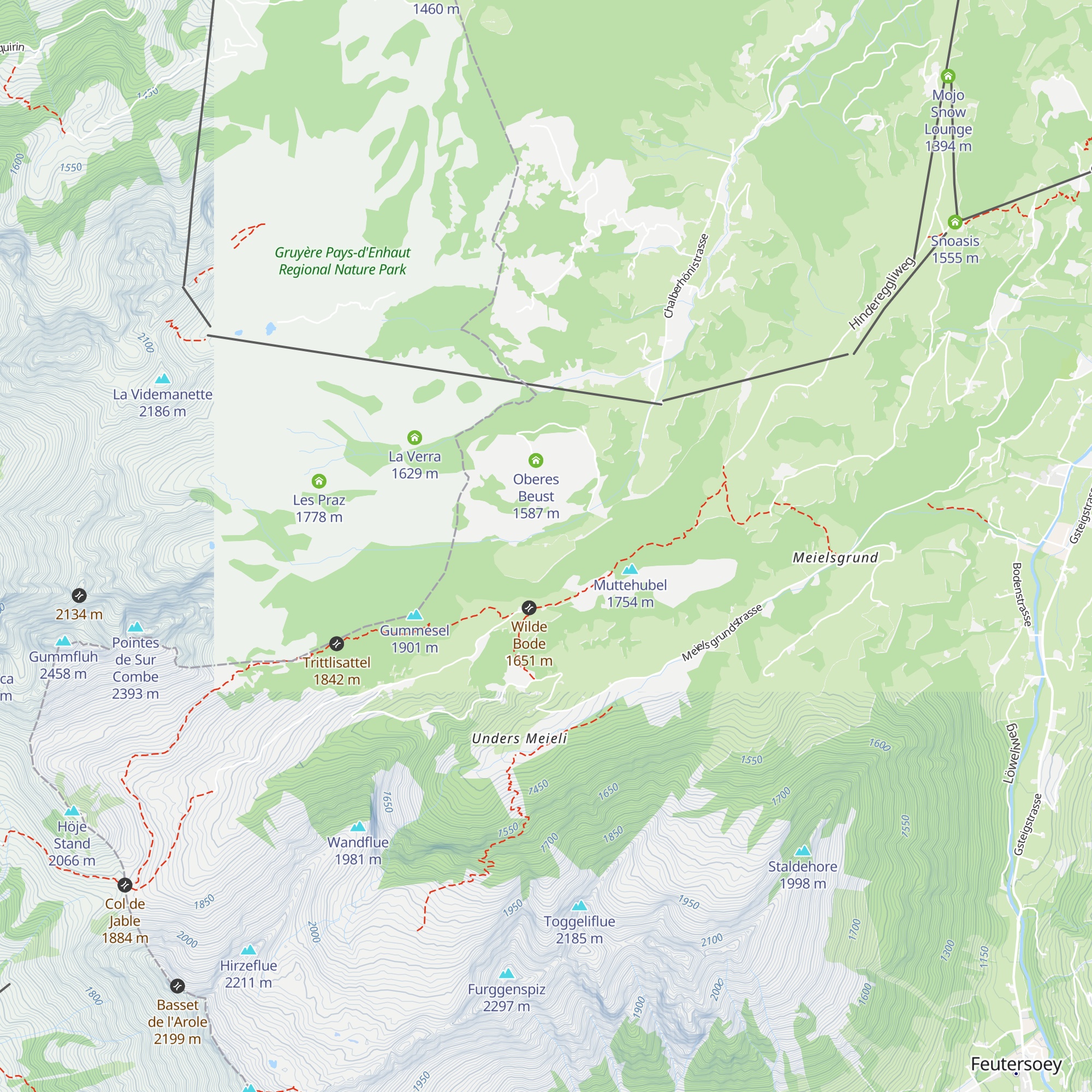 Lätzi Weid map