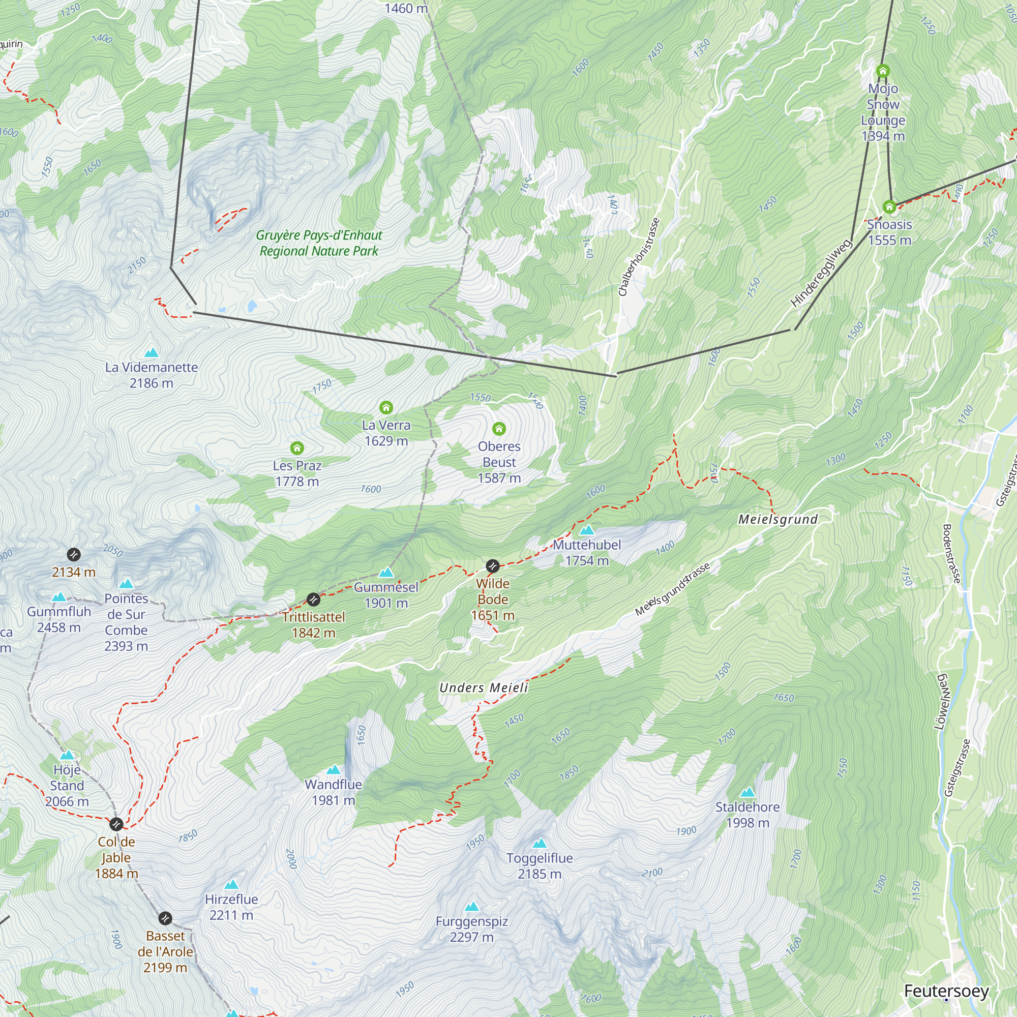 Lätzi Weid map