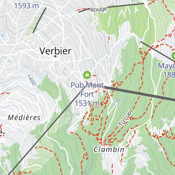 Map of Vieux Verbier